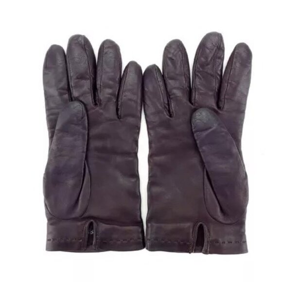 Gucci gloves Brown Gold Woman Authentic Used - Picture 6 of 14